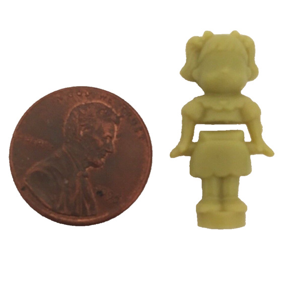 Galoob My Pretty Dollhouse Doll Prototype Girl Pigtails Figurine 1990s Play 1" - Picture 6 of 6